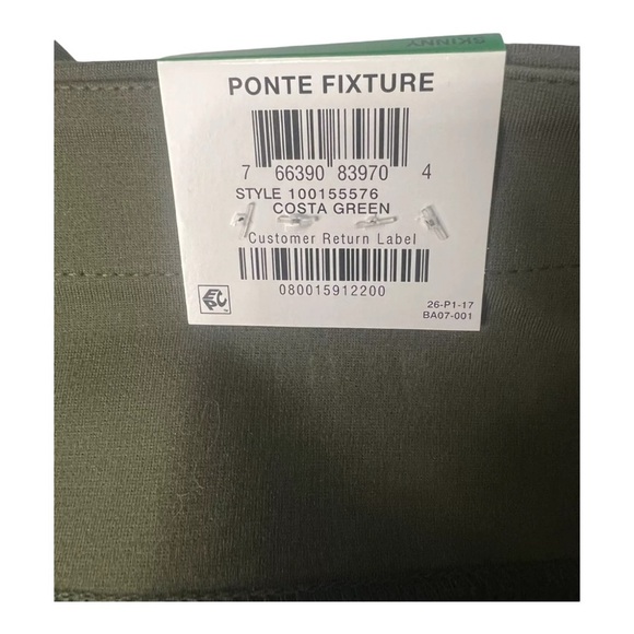 I.N.C INTERNATIONAL CONCEPTS High Waist Ponte Knit Lace Up Skinny Pants - Picture 7 of 7